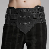 Animism Gothic Distressed Belt Men's