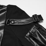 Liminal Gothic Faux Leather Zipped Top
