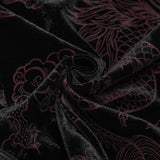 Crimson Elegy Gothic Dress in Black & Red