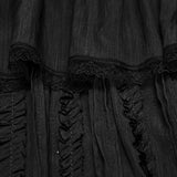 Black Lily Women's Victorian Vintage Skirt in Black