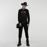Hellebore Gothic PU Faux Leather Harness Men's