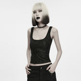 Nocturne Flocked Tank Top
