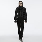 Hecate Men's Dandy Jabot Collar Tie in Black