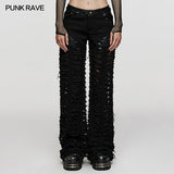 Artemidorus Gothic Mesh Distressed Women's Pants