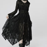 Neon Nightfall Distressed Coat - PunkRave