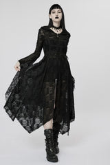 Neon Nightfall Distressed Coat - PunkRave
