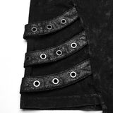 Tincture Men's Punk Hooded Sleeveless Top in Black