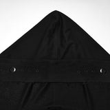 Morpheus Gothic Techwear Hooded Drape Shrug