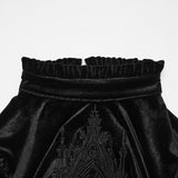 Buttress Women's Gothic Embroidered Dress in Black