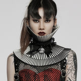 Wolfsbane Women's Gothic Collar in Black & White