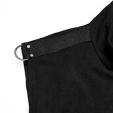 Ahriman Punk Mesh Multi-Buckle Harness Vest Men's