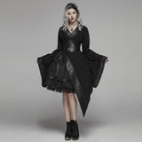 Plague Gothic Patent Leather Corset Dress