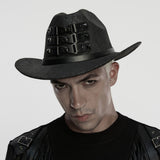 Elegy Gothic Western Studded Hat