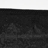 Tamerlane Men's Gothic Dark Pattern Pants in Black