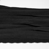 Moonflower Men's Gothic Lace-Up Lantern Sleeve Shirt in Black