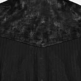 Ember Séance Men's Gothic Shirt with Mesh in Black