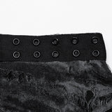 Misty Skies Gothic Eyelet Distressed Top Men's
