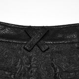 Thornfield Men's Gothic Victorian Brocade Pants in Black