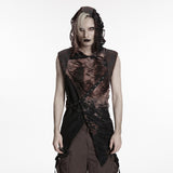 Hemlock Men's Gothic Vest/Camisole in Black & Coffee
