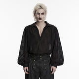 Atavism Gothic Embroidery Shirt Men's