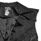Tantalus Victorian Gothic Brocade Satin Waistcoat Men's