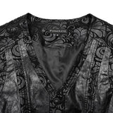 Candlemass Printed Waistcoat - PunkRave