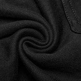 Altarf Gothic Distressed Black Denim Pants Men's