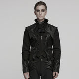 Opalescent Gothic Brocade Tailcoat Jacket Men's