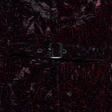 Silver Tongue Men's Velvet Gothic Waistcoat in Black & Red