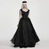 Westenra Women's Victorian Gothic Dress in Black