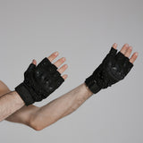 Tenebrae Gothic Cyberpunk Armor Gloves Men's