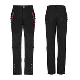 Altarf Gothic Distressed Black Denim Pants Men's