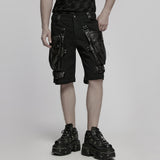 Melusine Men's Gothic Shorts in Black