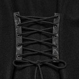 Barghest Men's Punk Chain Zipped Jacket in Black