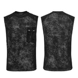 Ashen Gothic Mesh Knit Top Men's