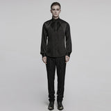 Asenath Gothic Woven Pleated Shirt Men's
