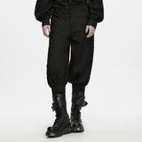 Squall Men's Gothic Military Cargo Pants in Black