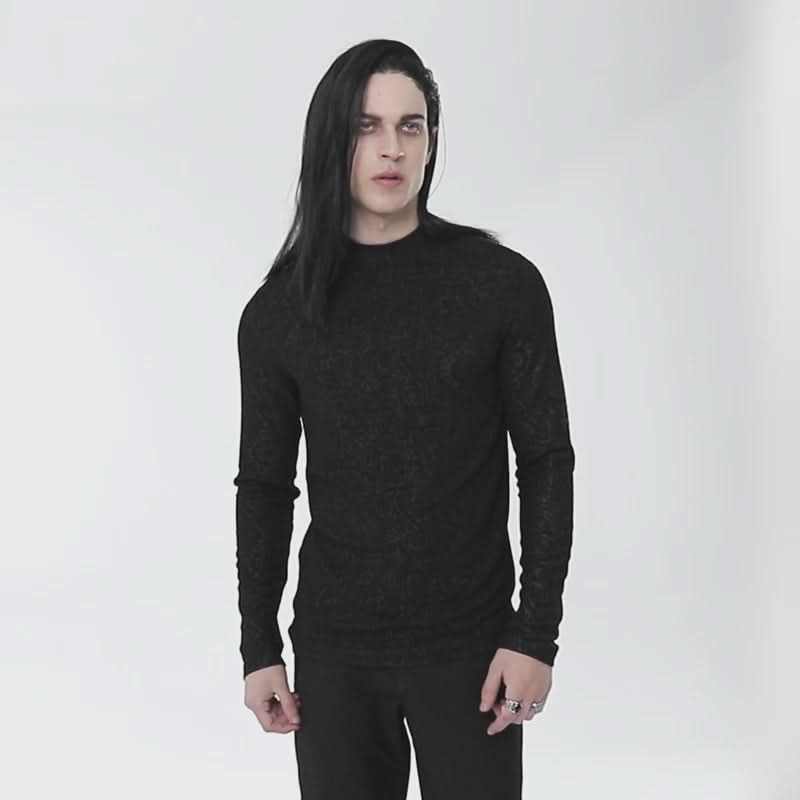 Obsidianwave Printed Shirt - PunkRave
