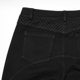 Charon Men's Punk Structure Slim Pants in Black