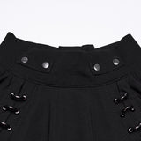 Fleurs du Mal Men's Gothic Top with Mesh Sleeves in Black