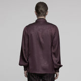 Aconite Men's Gothic Shirt in Red