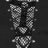 Morpheus Men's Gothic Woven Jacket in Black