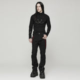 Zadkiel Men's Gothic Longsleeve T-shirt in Black