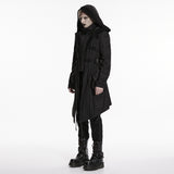 Cenotaph Men's Gothic Techwear Coat in Black
