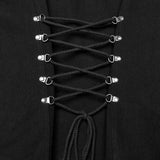 Ahriman Punk Mesh Multi-Buckle Harness Vest Men's