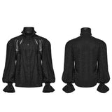 Archfiend Gothic Woven Lace Shirt Men's