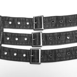 Animism Gothic Distressed Belt Men's