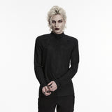 Bitter Root Men's Gothic Longsleeve Top in Black