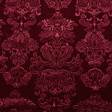 Antipathy Gothic Embossed Velvet Baroque Red Shirt Men's