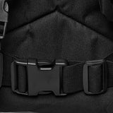 Brünnhilde Cyberpunk Tactical Backpack with Detachable Waist Bag in Black